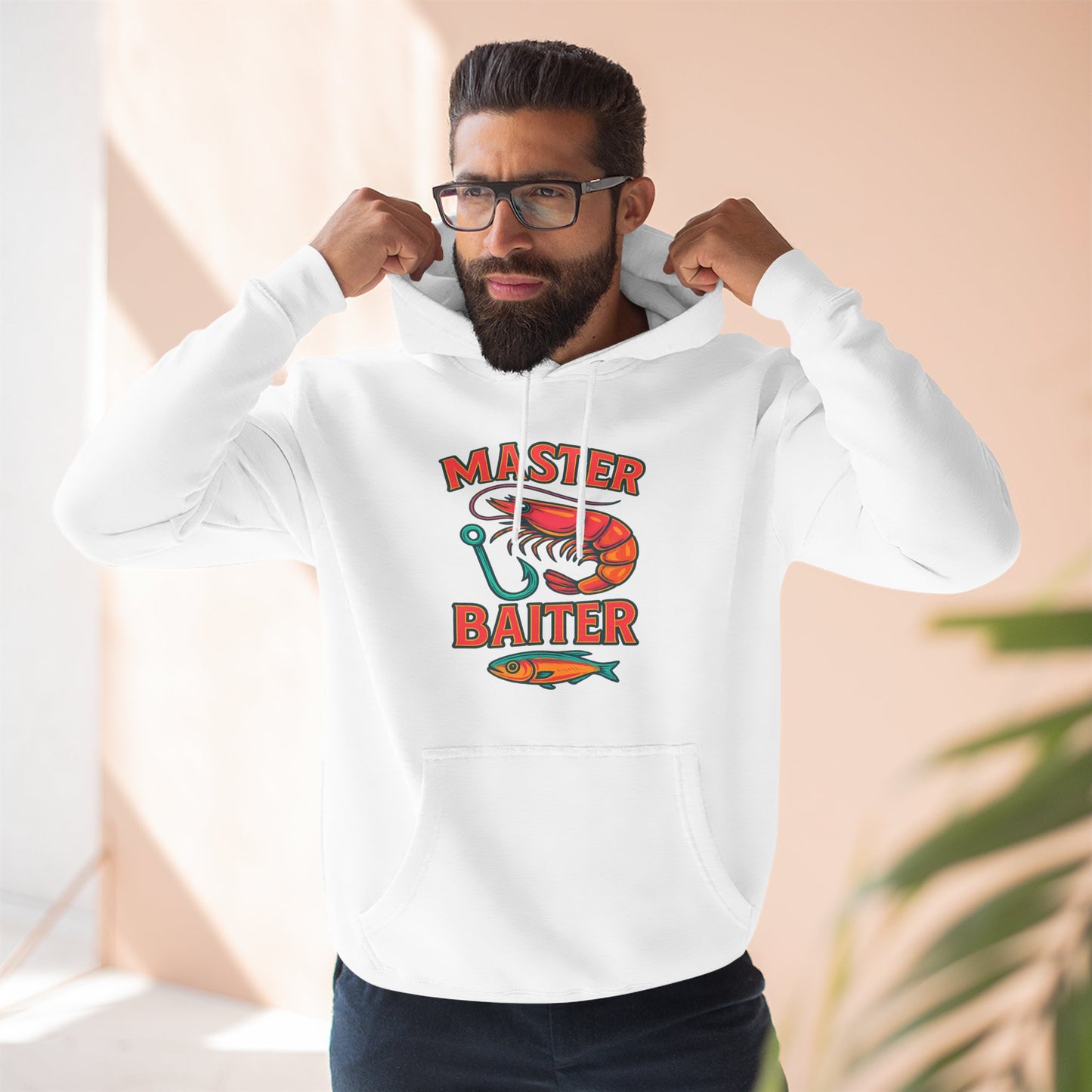 Master Baiter Hoodie – Funny Fishing Sweatshirt for Anglers & Outdoorsmen