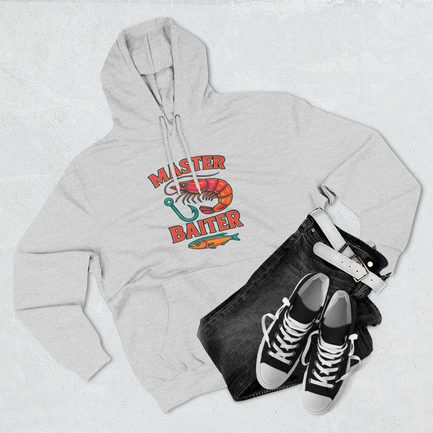 Master Baiter Hoodie – Funny Fishing Sweatshirt for Anglers & Outdoorsmen