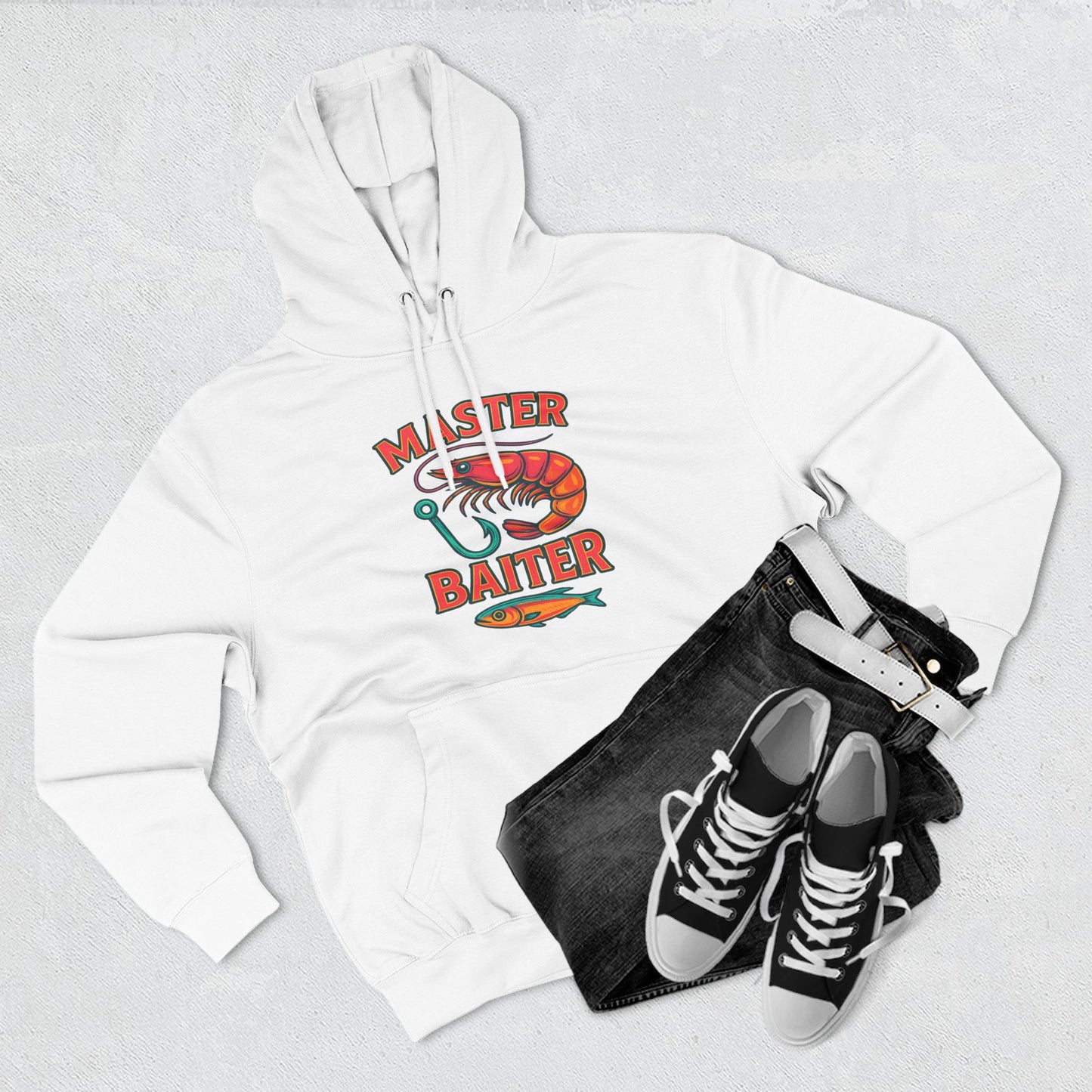 Master Baiter Hoodie – Funny Fishing Sweatshirt for Anglers & Outdoorsmen