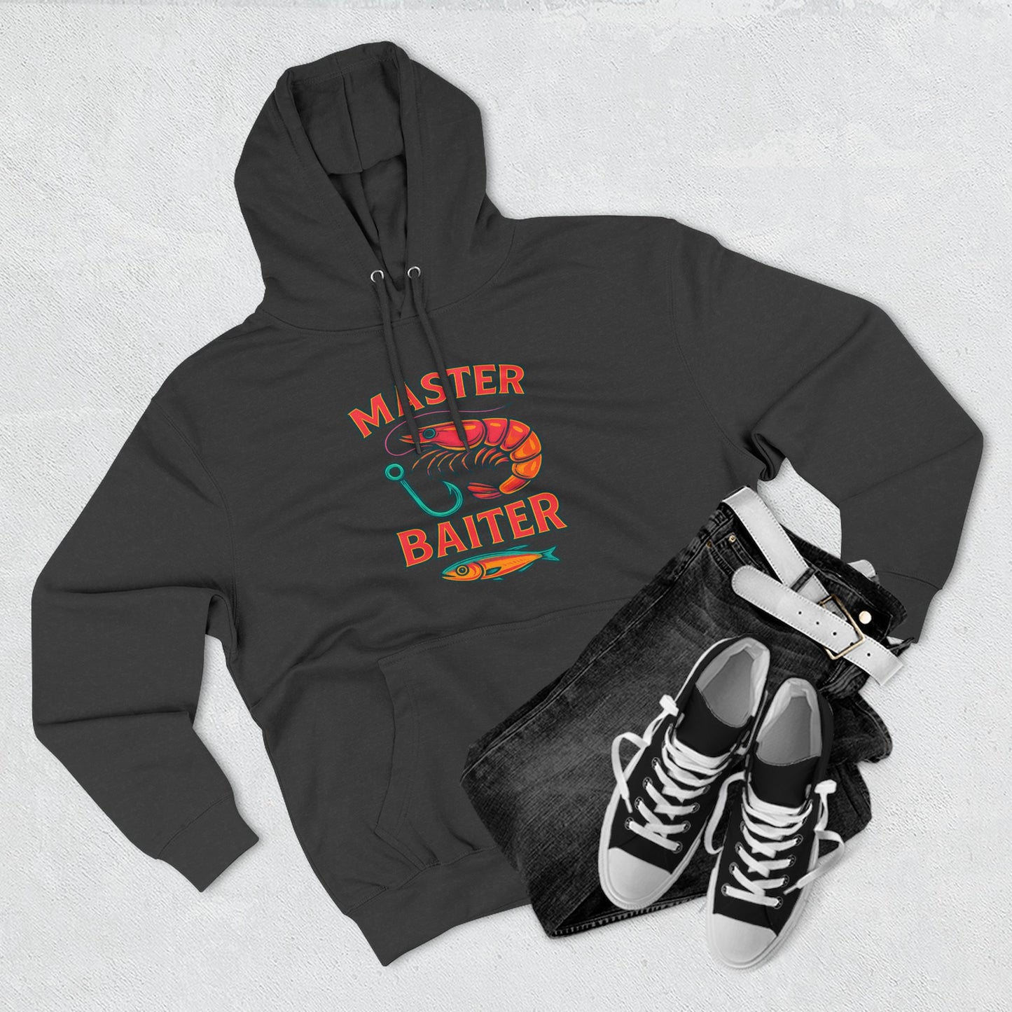 Master Baiter Hoodie – Funny Fishing Sweatshirt for Anglers & Outdoorsmen